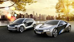 Экологичные автомобили BMW i3 и i8 concepts