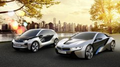 Экологичные автомобили BMW i3 и i8 concepts