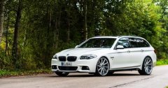 Новая версия BMW 5-Series Touring 2017 модельного года засветилась на тестах в Европе