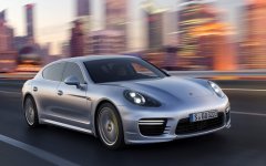Прототип Porsche Panamera нового  поколения на зимнем  тесте