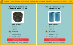 Выполнение  работ по бурению скважин на песок